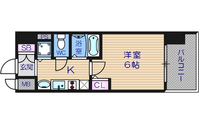 大阪府大阪市中央区東平１ 谷町九丁目駅 1K マンション 賃貸物件詳細
