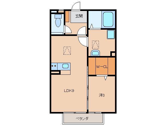 和歌山県和歌山市木ノ本 八幡前駅 1LDK アパート 賃貸物件詳細