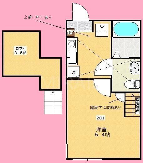 神奈川県相模原市中央区共和３ 淵野辺駅 1K アパート 賃貸物件詳細