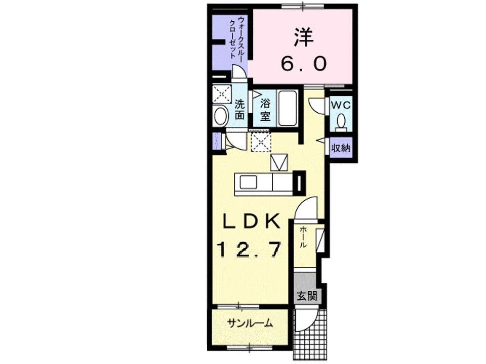 茨城県つくば市流星台 つくば駅 1LDK アパート 賃貸物件詳細