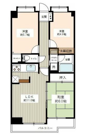 埼玉県さいたま市南区文蔵５ 北戸田駅 3LDK マンション 賃貸物件詳細