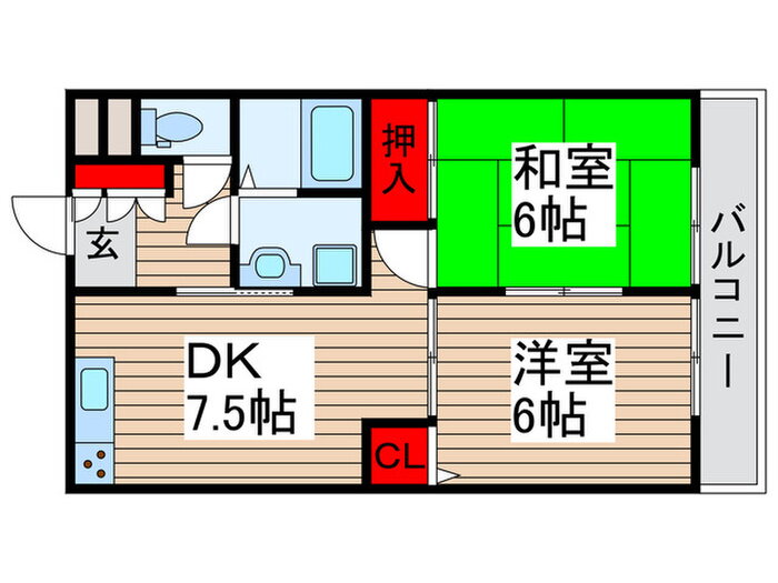 千葉県松戸市常盤平陣屋前 新八柱駅 2DK マンション 賃貸物件詳細