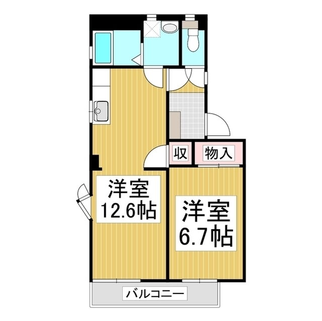 長野県長野市大字安茂里 長野駅 1LDK アパート 賃貸物件詳細