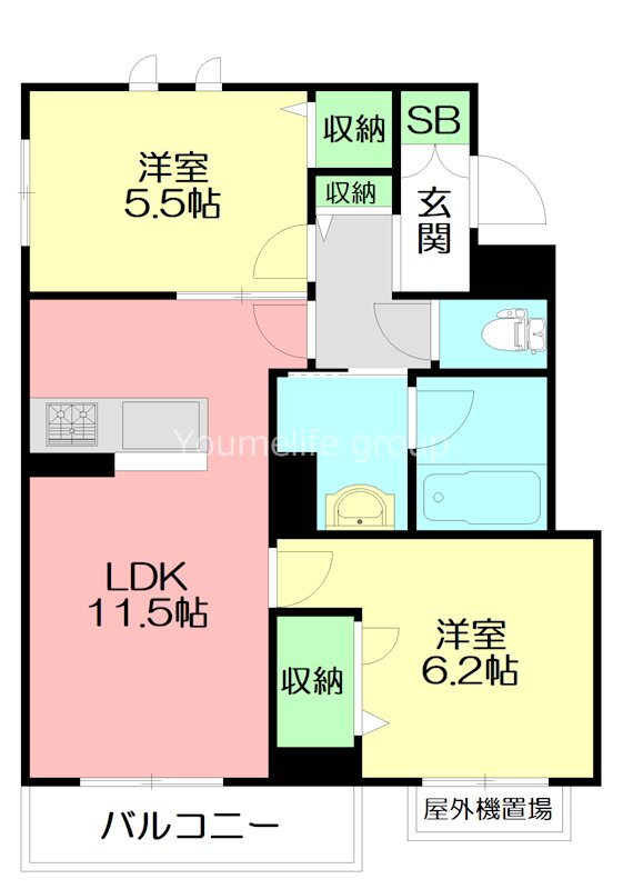 神奈川県茅ヶ崎市十間坂３ 茅ケ崎駅 2LDK マンション 賃貸物件詳細