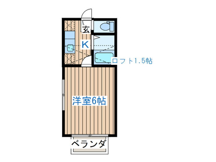 宮城県仙台市青葉区旭ケ丘２ 旭ヶ丘駅 1K アパート 賃貸物件詳細