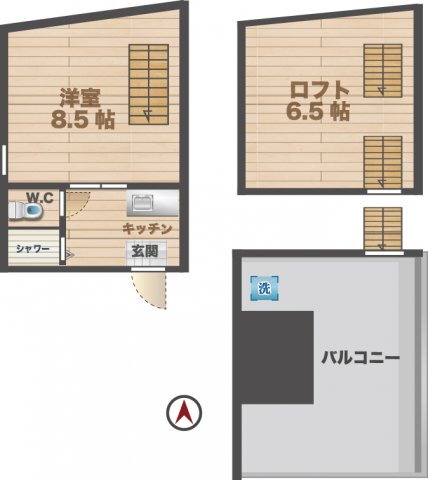 東京都杉並区松ノ木３ 新高円寺駅 1SK マンション 賃貸物件詳細