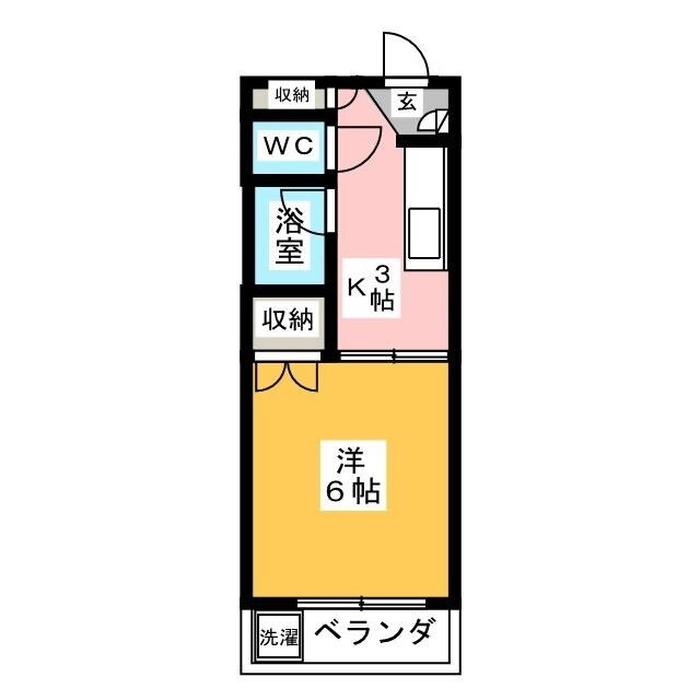 岐阜県岐阜市日野東４ 1K マンション 賃貸物件詳細