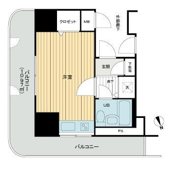 トーカンマンション神明町 5階 ワンルーム 賃貸物件詳細