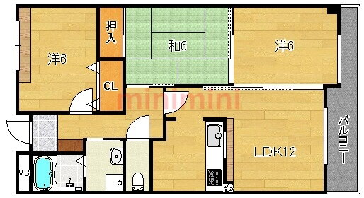 大阪府茨木市南安威２ ＪＲ総持寺駅 3LDK マンション 賃貸物件詳細