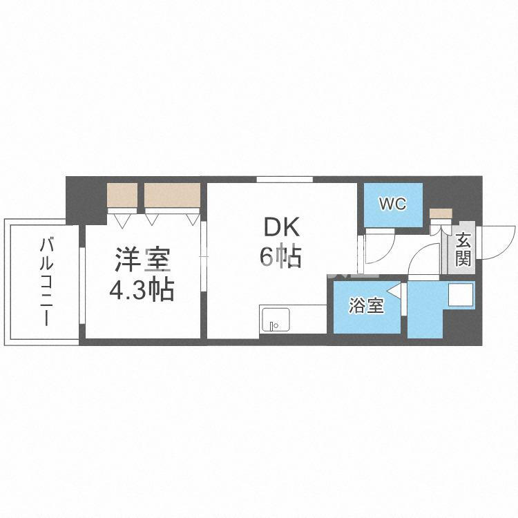 大阪府大阪市都島区御幸町１ 野江内代駅 1DK マンション 賃貸物件詳細