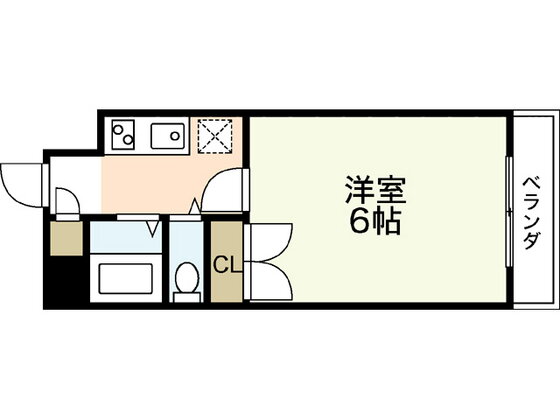 広島県広島市中区大手町５ 鷹野橋駅 1K マンション 賃貸物件詳細