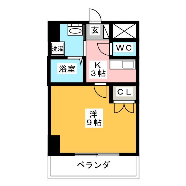 愛知県名古屋市中区橘１ 上前津駅 1K マンション 賃貸物件詳細