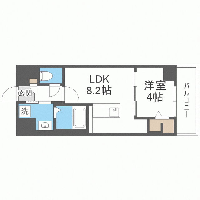 福岡県福岡市博多区下呉服町 呉服町駅 1LDK マンション 賃貸物件詳細