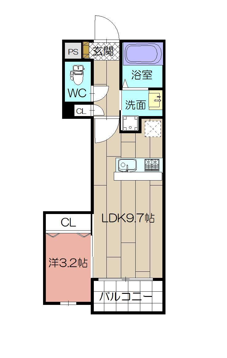 福岡県北九州市戸畑区中原東２ 九州工大前駅 1LDK マンション 賃貸物件詳細