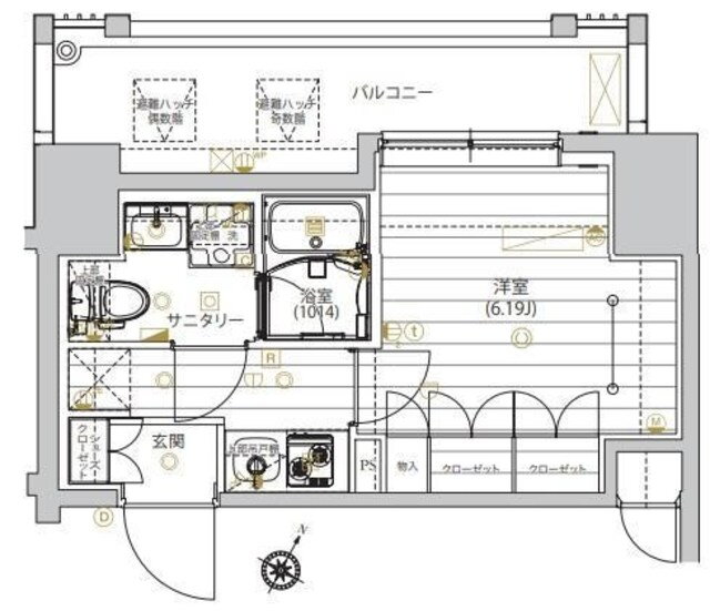 東京都品川区北品川２ 新馬場駅 1K マンション 賃貸物件詳細