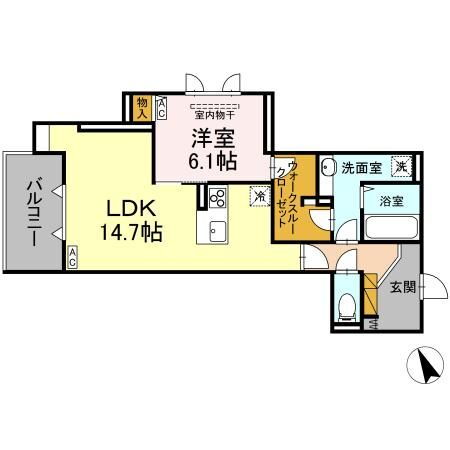 茨城県つくば市島 万博記念公園駅 1LDK アパート 賃貸物件詳細