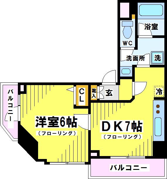 東京都府中市若松町３ 東府中駅 1DK マンション 賃貸物件詳細