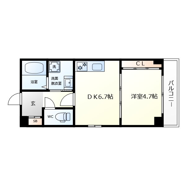 大阪府大阪市西成区天下茶屋東１ 松田町駅 1DK アパート 賃貸物件詳細