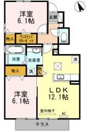 愛知県豊橋市大村町字大賀里 豊橋駅 2LDK アパート 賃貸物件詳細