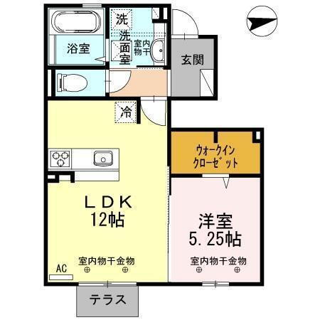 石川県小松市小寺町 小松駅 1LDK アパート 賃貸物件詳細