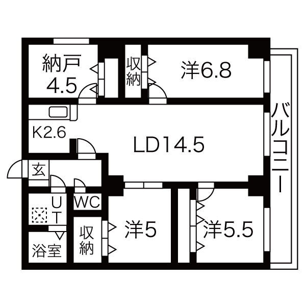 北海道札幌市西区宮の沢三条５ 宮の沢駅 3SLDK マンション 賃貸物件詳細