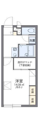 広島県福山市新涯町６ 福山駅 1K アパート 賃貸物件詳細