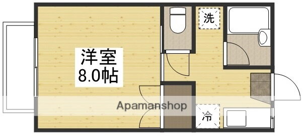 岡山県岡山市北区万成西町 備前三門駅 1K アパート 賃貸物件詳細