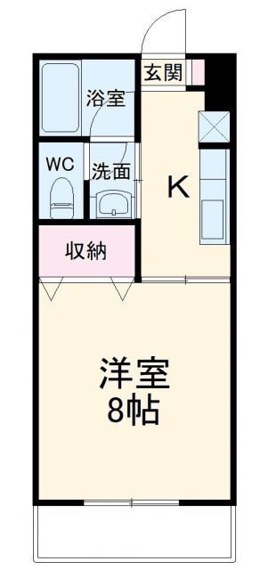 神奈川県川崎市多摩区長尾１ 宿河原駅 1K アパート 賃貸物件詳細