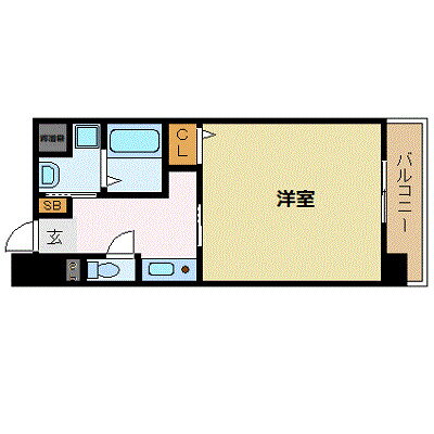 Ａｘｉｓ　Ｃｏｕｒｔ松尾 4階 1K 賃貸物件詳細