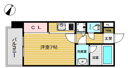 兵庫県神戸市中央区元町通６ 神戸駅 1K マンション 賃貸物件詳細