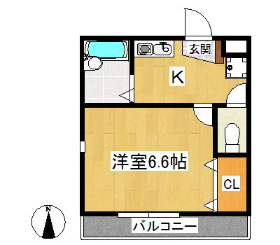 スプランディード 1階 1K 賃貸物件詳細