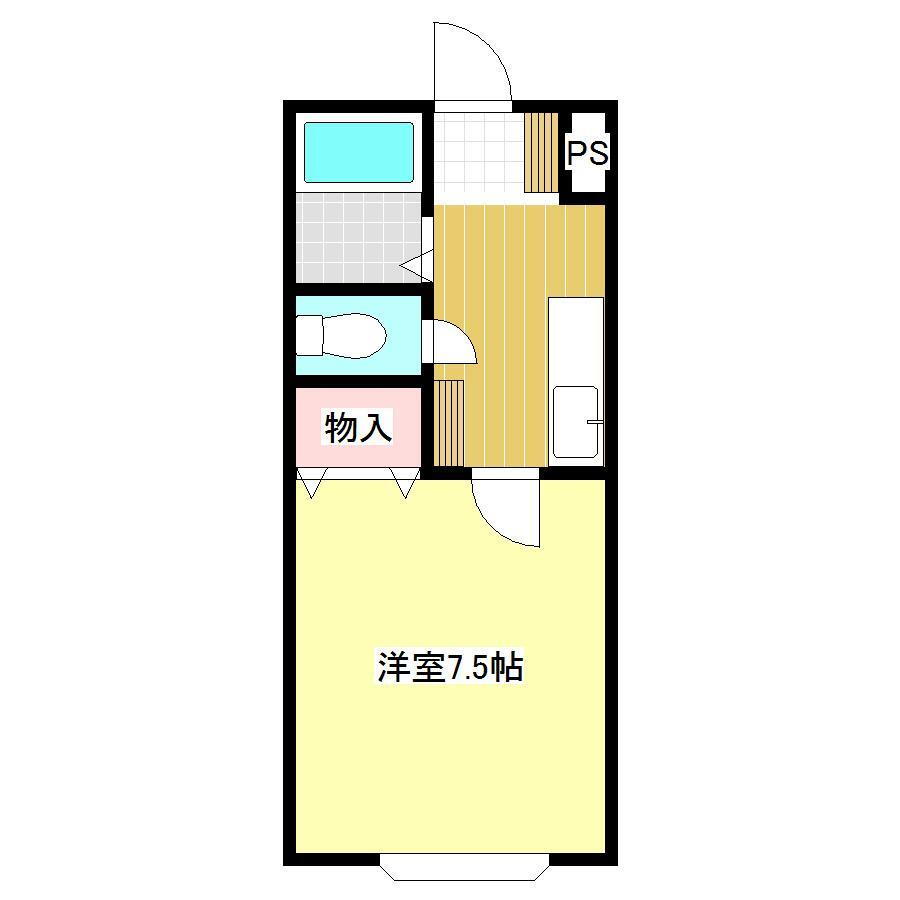 岩手県花巻市南諏訪町 花巻駅 1K アパート 賃貸物件詳細