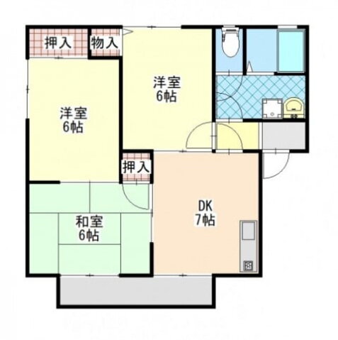 広島県広島市佐伯区三宅５ 山陽女学園前駅 3DK アパート 賃貸物件詳細