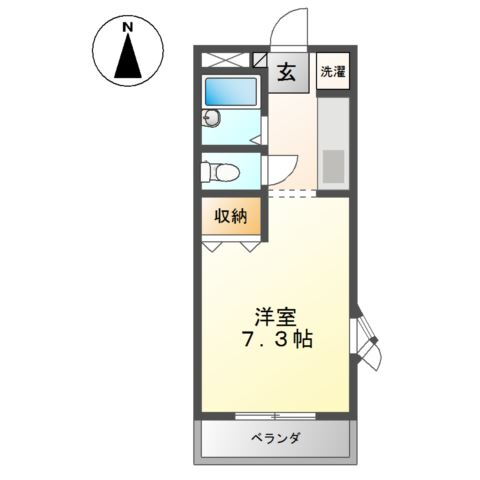 岡山県倉敷市美和２ 倉敷駅 1K アパート 賃貸物件詳細
