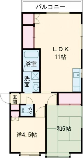 東京都板橋区四葉１ 下赤塚駅 2LDK アパート 賃貸物件詳細