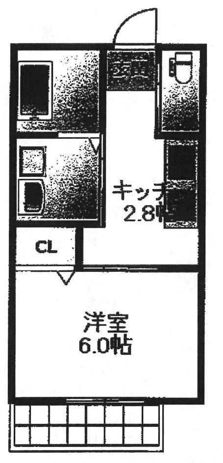 ＳＫハイツ 2階 1K 賃貸物件詳細