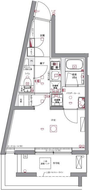 東京都葛飾区西亀有４ 亀有駅 1K マンション 賃貸物件詳細
