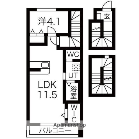 宮城県仙台市宮城野区新田３ 東仙台駅 1LDK アパート 賃貸物件詳細
