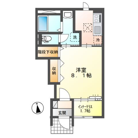 茨城県つくば市上横場 万博記念公園駅 1K アパート 賃貸物件詳細