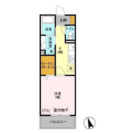 千葉県八千代市緑が丘西１ 八千代緑が丘駅 1K アパート 賃貸物件詳細