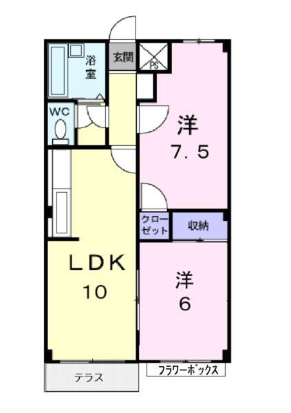 埼玉県久喜市青葉５ 久喜駅 2LDK アパート 賃貸物件詳細