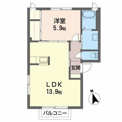 パルク・フェルト 1階 1LDK 賃貸物件詳細