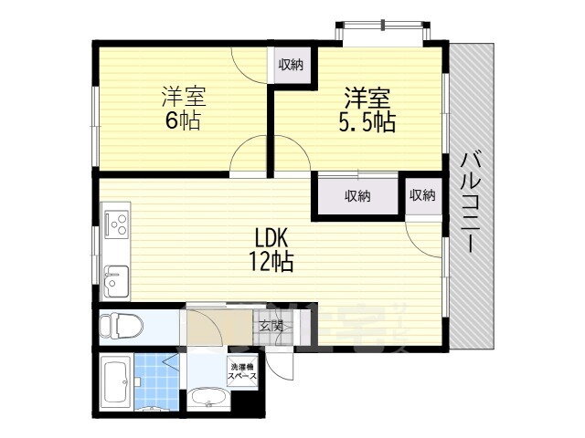 大阪府豊中市熊野町４ 少路駅 2LDK マンション 賃貸物件詳細