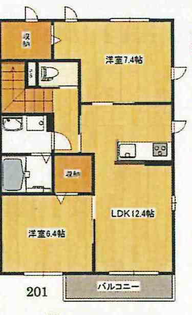 兵庫県高砂市阿弥陀町阿弥陀 曽根駅 2LDK アパート 賃貸物件詳細