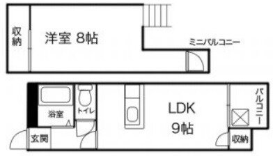 岡山県倉敷市山地 中庄駅 1LDK マンション 賃貸物件詳細