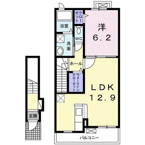 佐賀県唐津市原 鬼塚駅 1LDK アパート 賃貸物件詳細