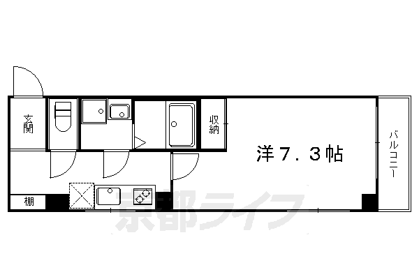 京都府京都市左京区吉田下阿達町 神宮丸太町駅 1K マンション 賃貸物件詳細