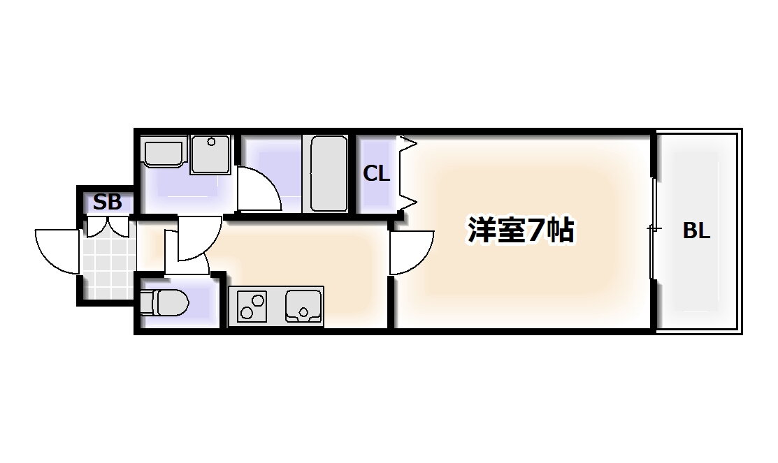 大阪府大阪市浪速区大国１ 大国町駅 1K マンション 賃貸物件詳細