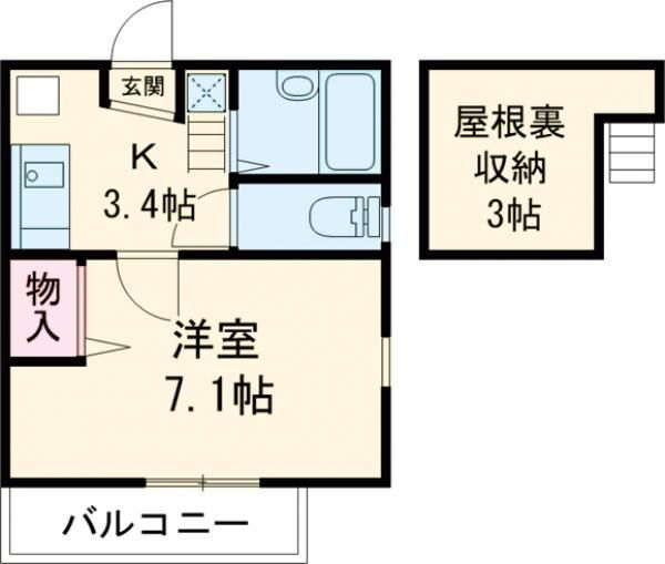 京都府京都市西京区樫原井戸 桂駅 1SK アパート 賃貸物件詳細