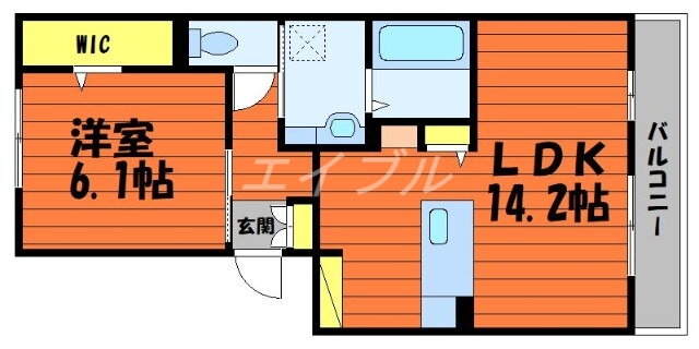 岡山県倉敷市児島田の口２ 上の町駅 1LDK アパート 賃貸物件詳細